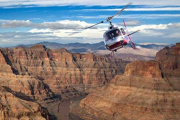 Taking a Helicopter Ride over the Grand Canyon