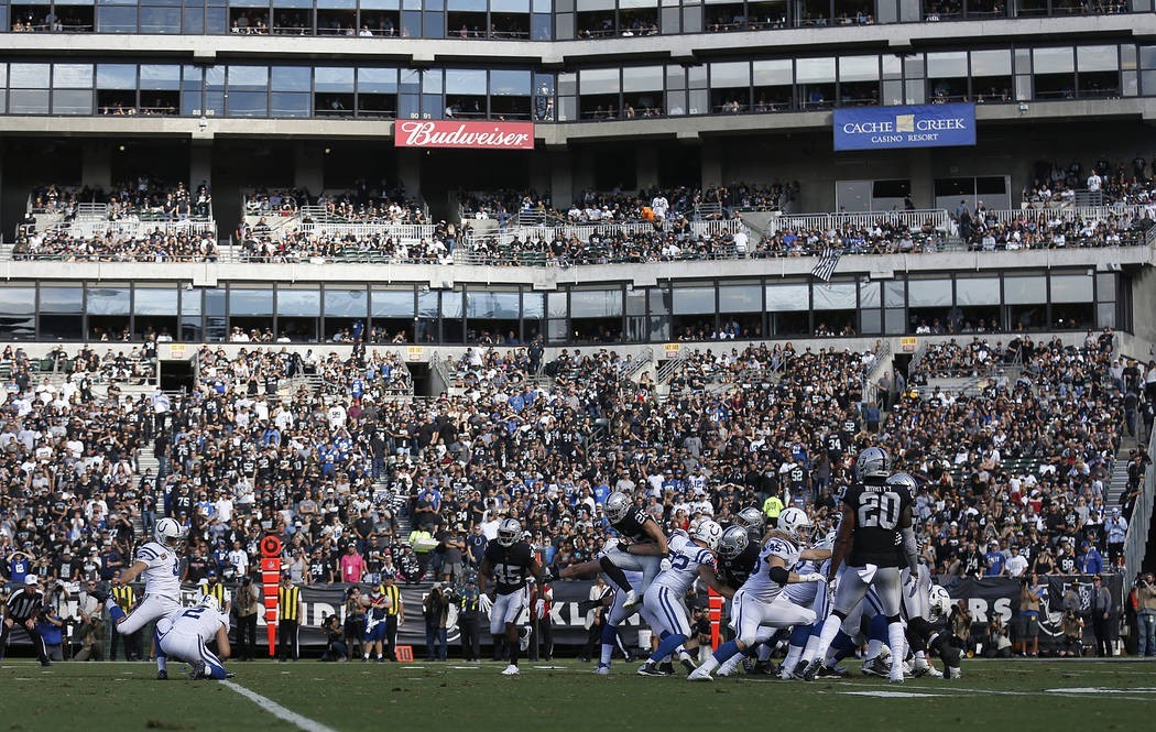 The Raiders stopping the bleed