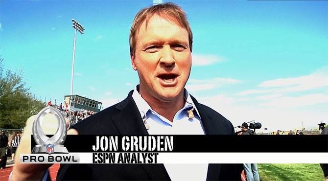 #3 Jon Gruden knocked in coaching poll