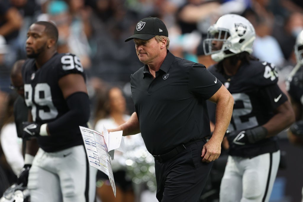 #5 Jon Gruden keeps his job with the Las Vegas  Raiders