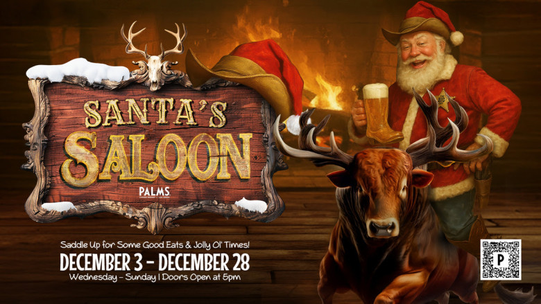 Santa’s Saloon Rides into Palms Casino Resort for a Wild, Naughty Christmas Takeover