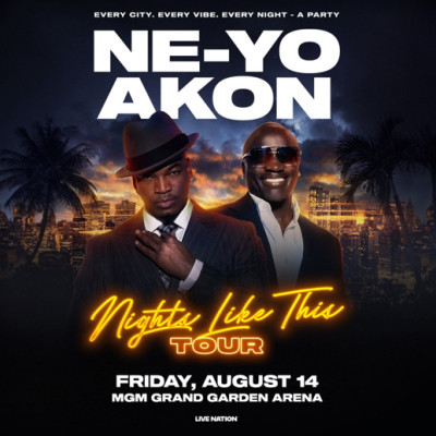 MGM Grand Garden Arena Hosts NE-YO and AKON Tour in 2026