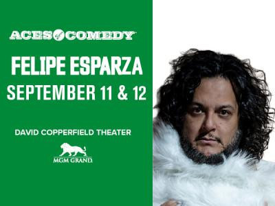 Felipe Esparza Returns to MGM Grand Aces of Comedy September 2026