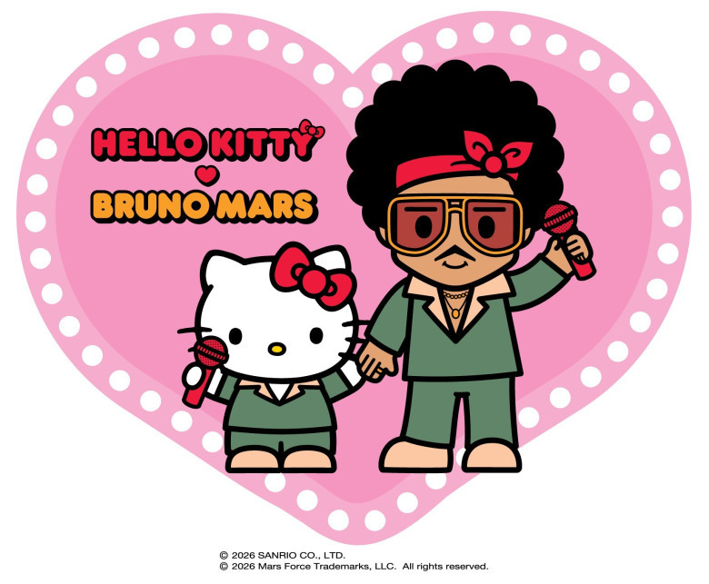 Hello Kitty Takes Over Vegas for Bruno Mars Tour at Allegiant
