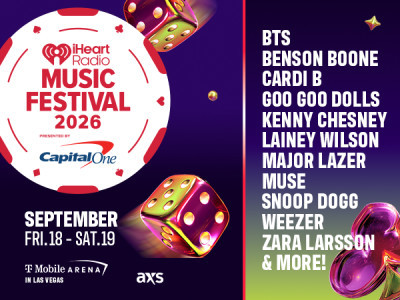 2026 iHeartRadio Music Festival Lineup: BTS, Cardi B &amp; More at T-Mobile Arena