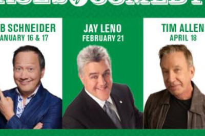 Rob Schneider, Jay Leno and Tim Allen Join MGM Grand’s 2026 Aces of Comedy Lineup