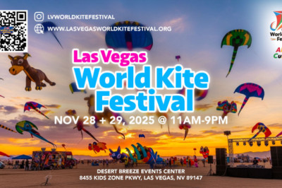 Las Vegas Announces First-Ever World Kite Festival for Thanksgiving Weekend 2025