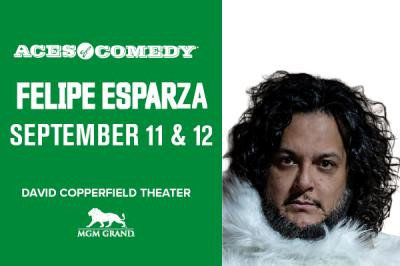 Felipe Esparza Returns to MGM Grand Aces of Comedy September 2026
