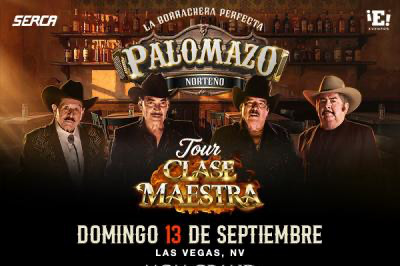 MGM Grand Garden Arena Hosts Palomazo Norteño in 2026