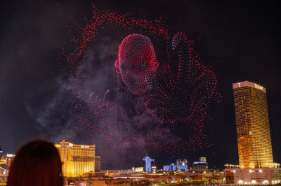 Sky Elements Sets Guinness Record with Vecna Drone Show in Las Vegas